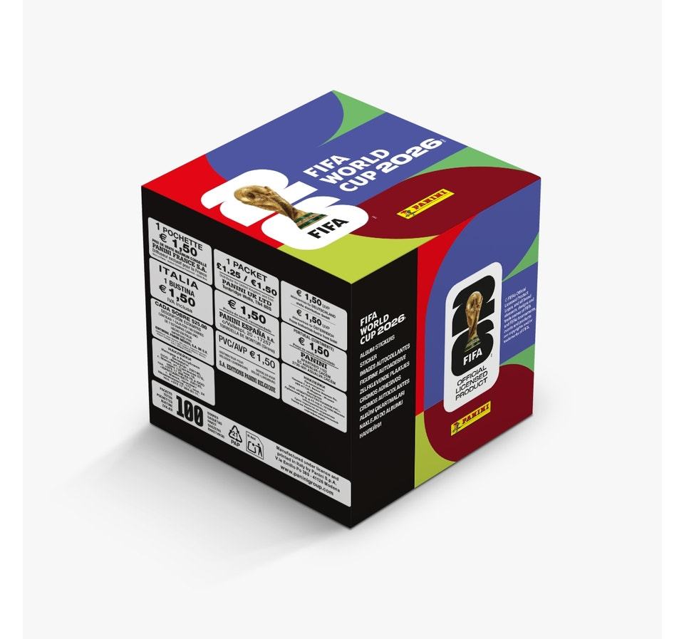 WORLD CUP 2026. ÁLBUM PASTA SUAVE + CAJA DE SOBRES. 100 sobres